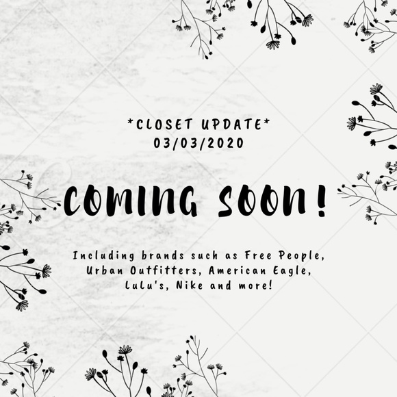 CLOSET UPDATE- COMING SOON! - Picture 1 of 1